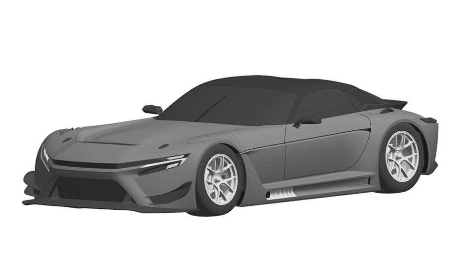 toyota gr gt3 concept patent image